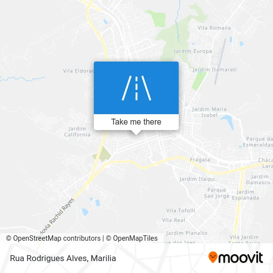Rua Rodrigues Alves map
