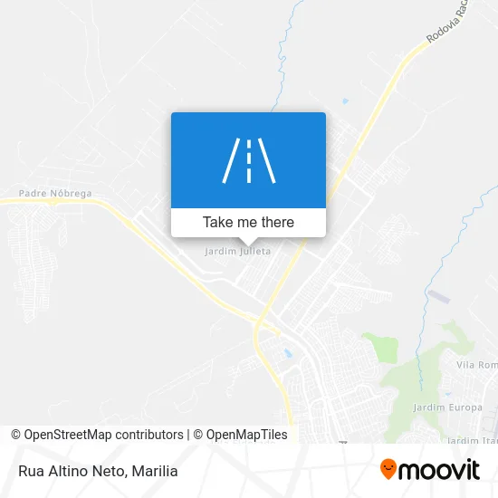 Rua Altino Neto map