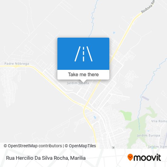 Mapa Rua Hercilio Da Silva Rocha