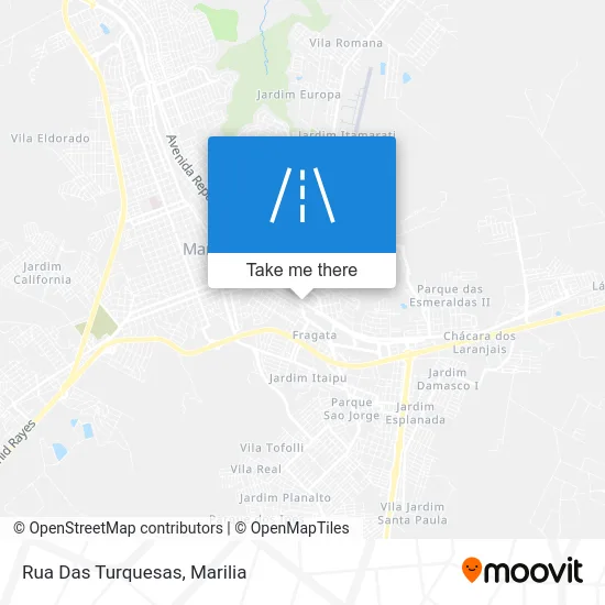 Rua Das Turquesas map