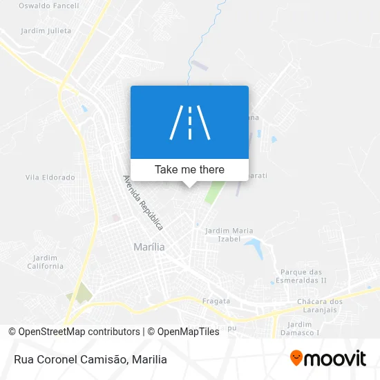 Rua Coronel Camisão map