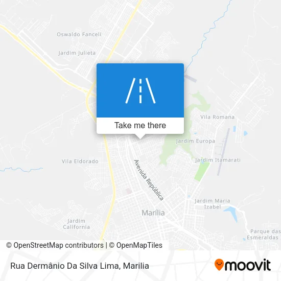 Rua Dermânio Da Silva Lima map