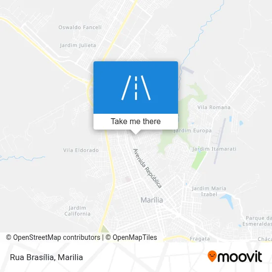 Rua Brasília map