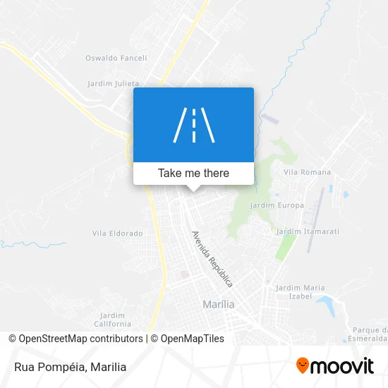 Rua Pompéia map
