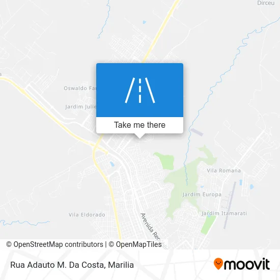 Rua Adauto M. Da Costa map