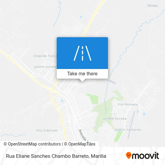Rua Eliane Sanches Chambo Barreto map