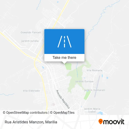 Rua Aristides Manzon map