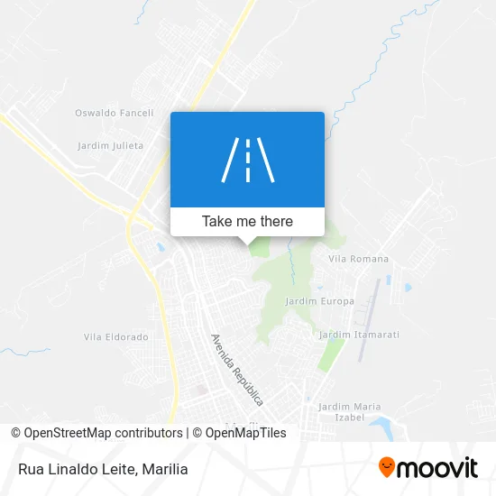 Rua Linaldo Leite map
