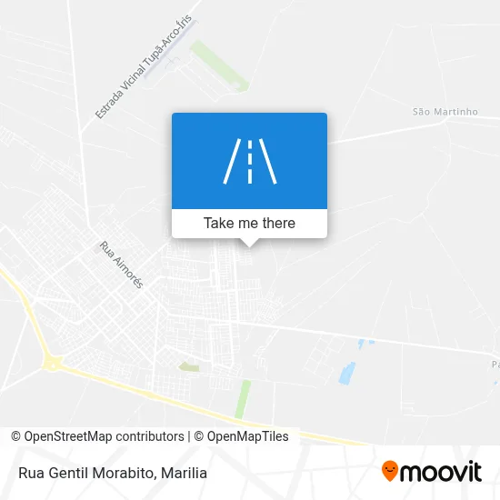 Rua Gentil Morabito map