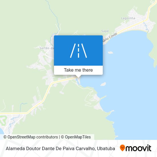 Alameda Doutor Dante De Paiva Carvalho map