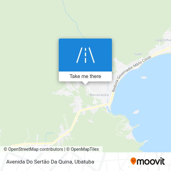 Avenida Do Sertão Da Quina map
