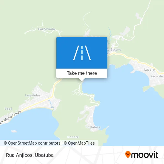 Rua Anjicos map