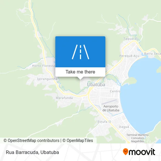 Rua Barracuda map