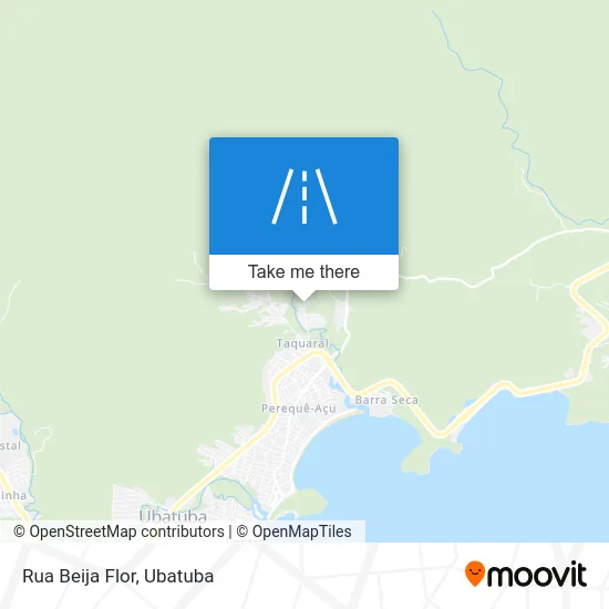 Rua Beija Flor map