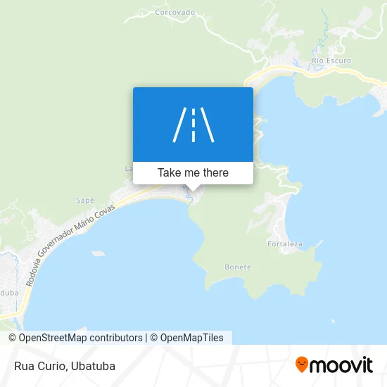 Rua Curio map