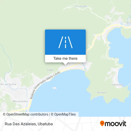 Rua Das Azaleias map