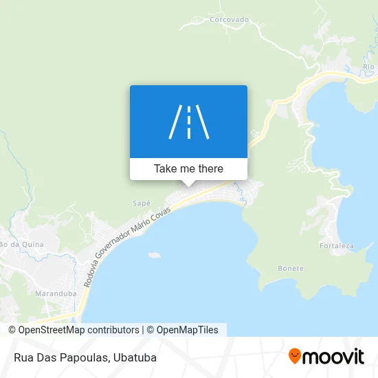 Rua Das Papoulas map