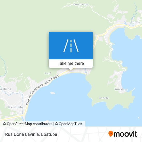 Rua Dona Lavinia map