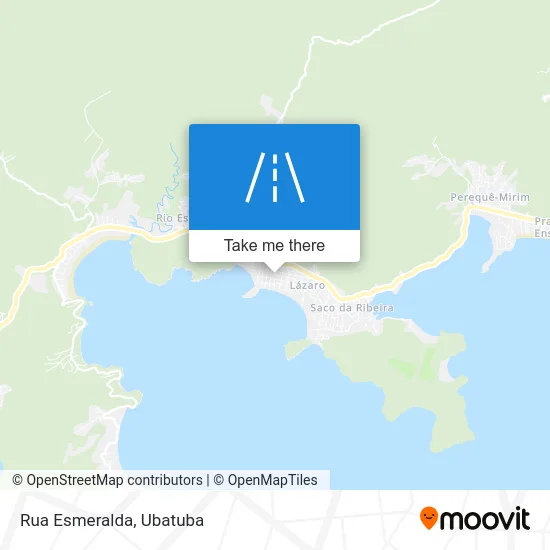 Rua Esmeralda map
