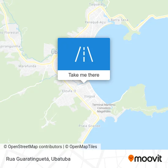 Rua Guaratinguetá map