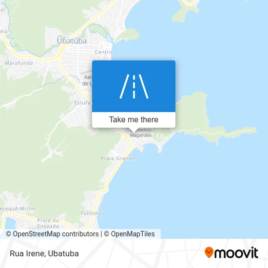 Rua Irene map
