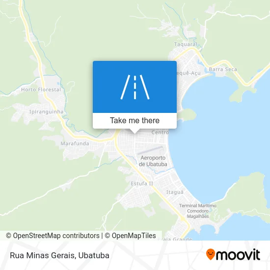 Rua Minas Gerais map
