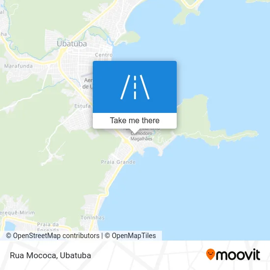 Rua Mococa map