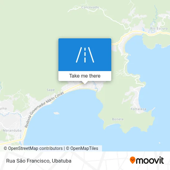 Rua São Francisco map