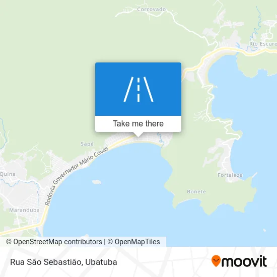 Rua São Sebastião map