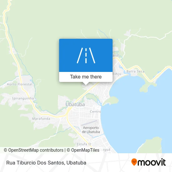 Rua Tiburcio Dos Santos map