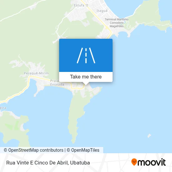 Rua Vinte E Cinco De Abril map