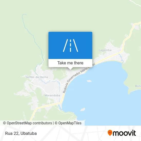 Rua 22 map