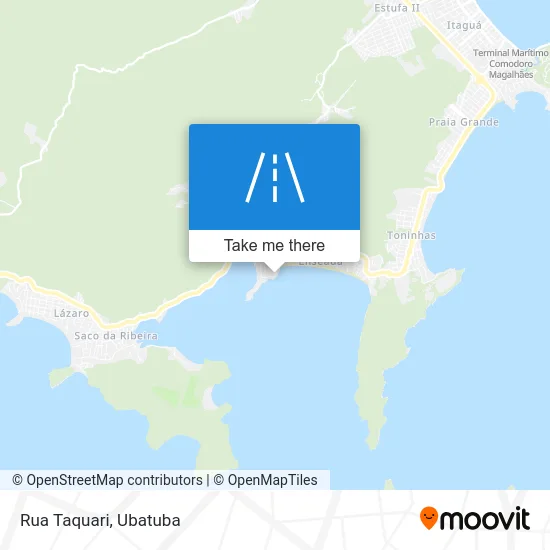 Rua Taquari map