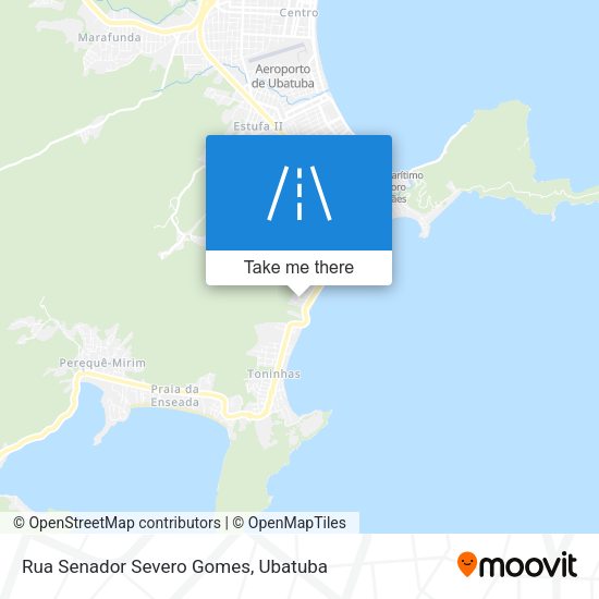Rua Senador Severo Gomes map