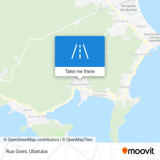Rua Goes map