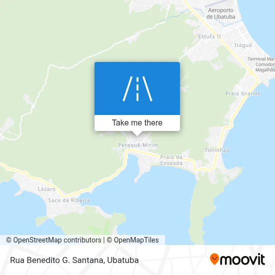 Rua Benedito G. Santana map