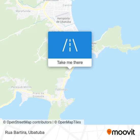 Rua Bartira map