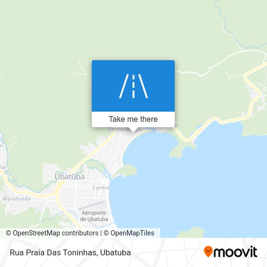 Rua Praia Das Toninhas map
