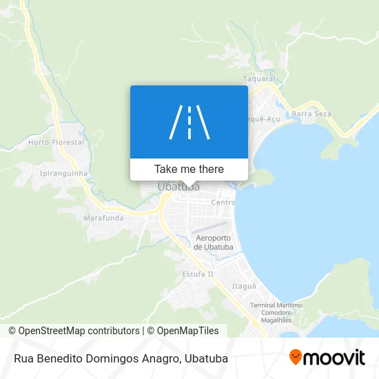 Rua Benedito Domingos Anagro map