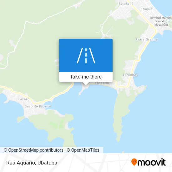 Rua Aquario map
