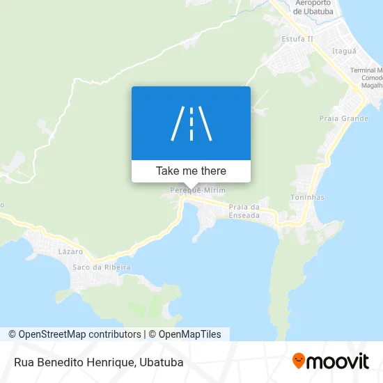 Rua Benedito Henrique map