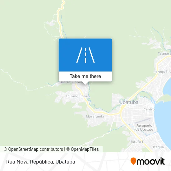 Rua Nova República map