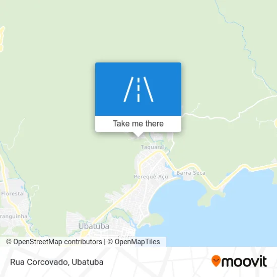 Rua Corcovado map