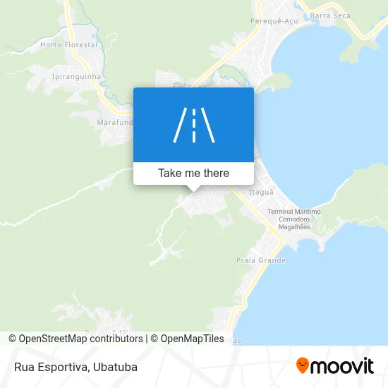 Rua Esportiva map