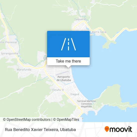 Rua Benedito Xavier Teixeira map