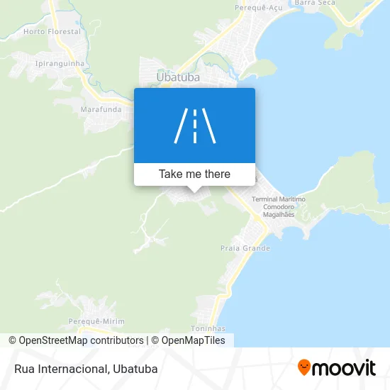 Rua Internacional map