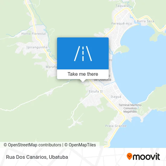 Rua Dos Canários map