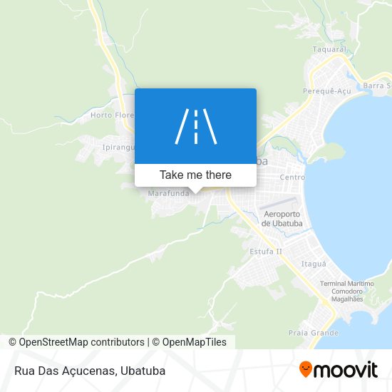 Rua Das Açucenas map