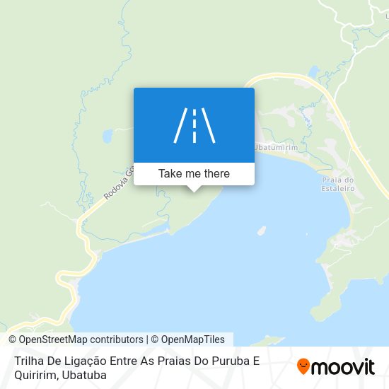 Trilha De Ligação Entre As Praias Do Puruba E Quiririm map