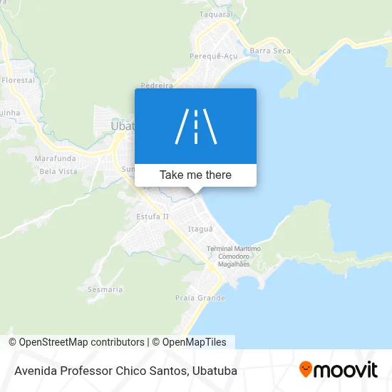Avenida Professor Chico Santos map